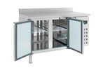 Stylish Combisteel Refrigerated Counter with Upstand and 2 Spacious Doors - Model 7450.0780