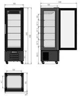 Showcase Your Sweet Creations with the Combisteel 1950 Refrigerated Dessert Display Case - Model 7450.0845