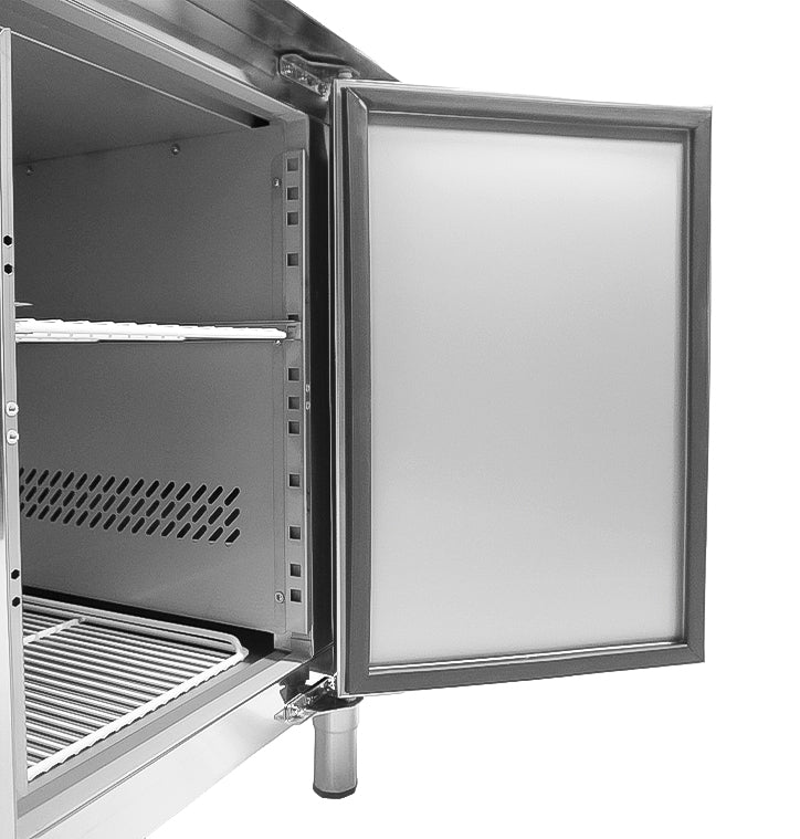 Commercial Refrigerated Counter - 700 Refrigerated Counter 2 Doors And 2 Drawers Energy Line