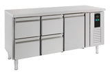 Commercial Refrigerated Counter - 700 Refrigerated Counter 1 Door And 4 Drawers Energy Line