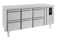 700 Refrigerated Counter 6 Drawers Energy Line