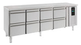 Commercial Refrigerated Counter - 700 Refrigerated Counter 8 Drawers Energy Line