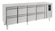 700 Refrigerated Counter 8 Drawers Energy Line
