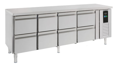 700 Refrigerated Counter 8 Drawers Energy Line