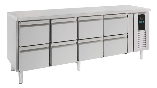 700 Refrigerated Counter 8 Drawers Energy Line
