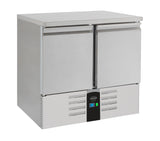 Commercial Refrigerated Counter - Refrigerated Counter 2 Doors Energy Line Equipped With Evaporator