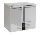 Commercial Refrigerated Counter - Refrigerated Counter 2 Doors Energy Line Equipped With Evaporator