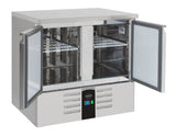 Commercial Refrigerated Counter - Refrigerated Counter 2 Doors Energy Line Equipped With Evaporator