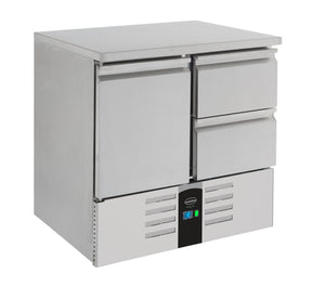 Refrigerated Counter 1 Door/2 Drawers Energy Line Equipped With Evaporator