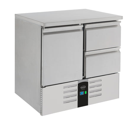 Refrigerated Counter 1 Door/2 Drawers Energy Line Equipped With Evaporator