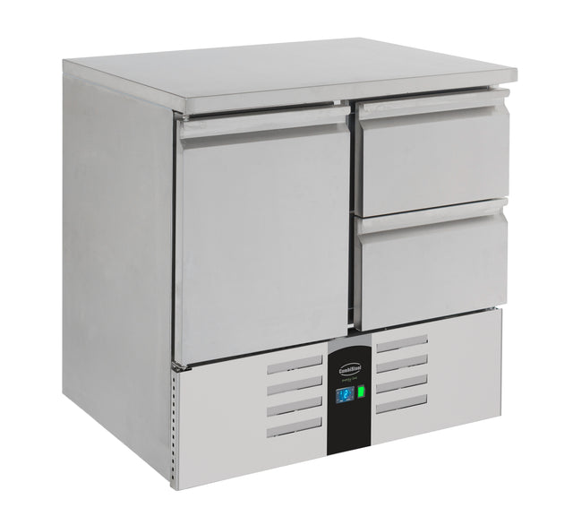Refrigerated Counter 1 Door/2 Drawers Energy Line Equipped With Evaporator
