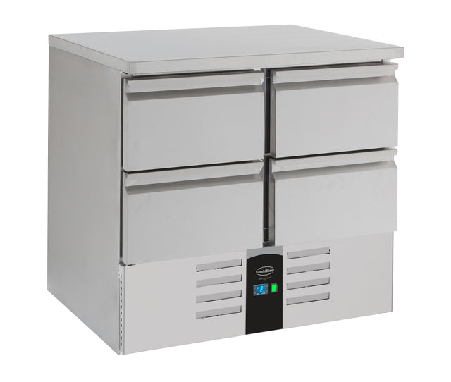 Refrigerated Counter 4 Drawers Energy Line Equipped With Evaporator