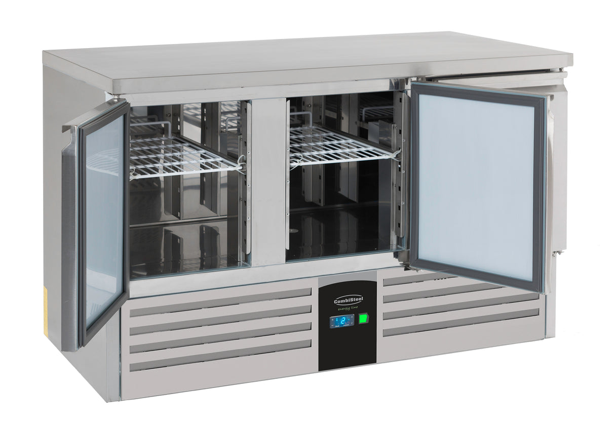 Commercial Refrigerated Counter - Refrigerated Counter 3 Doors Energy Line Equipped With Evaporator