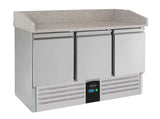 Commercial Energy Line Equipment - Pizza Counter 3 Doors Energy Line Equipped With Evaporator