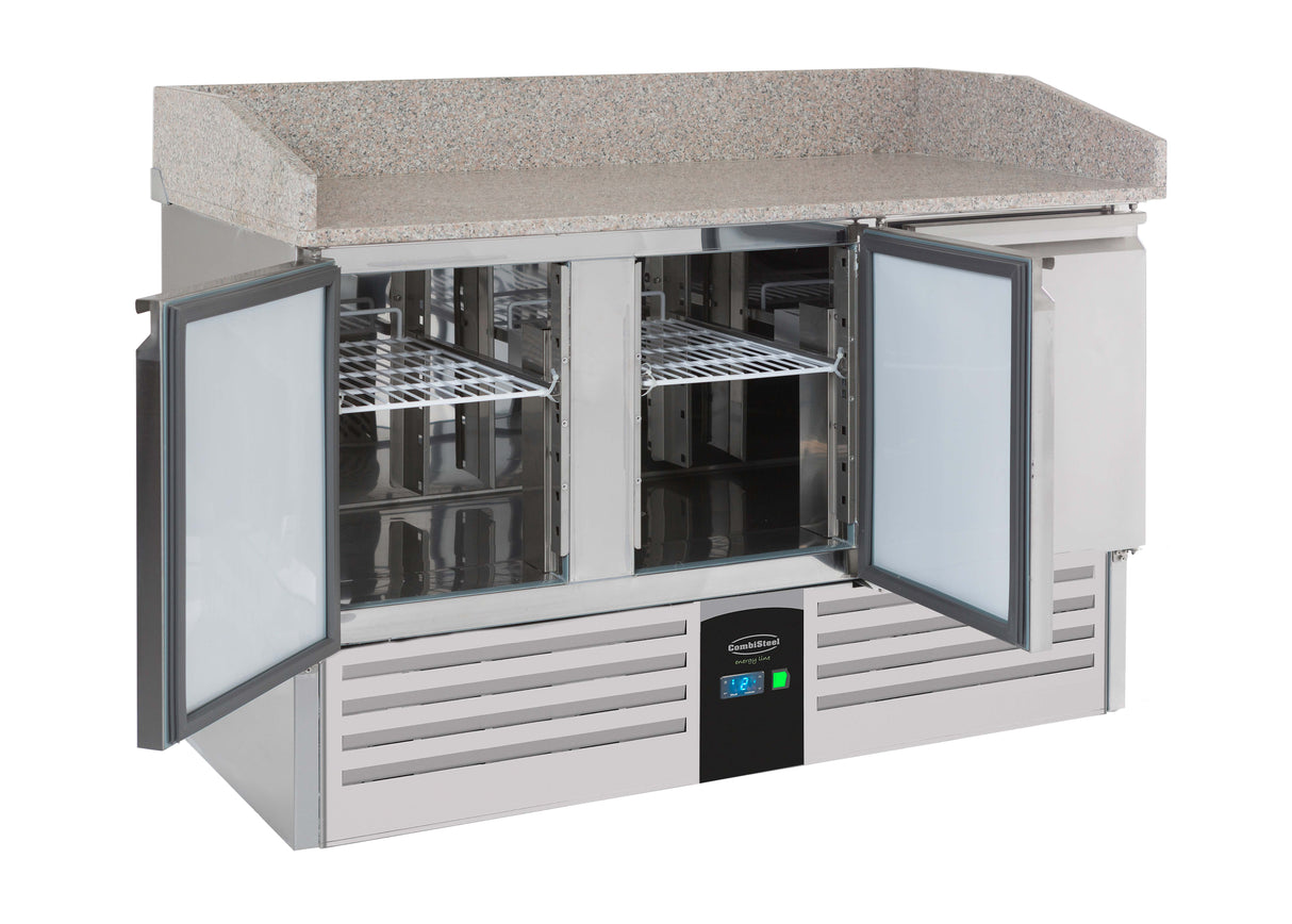 Commercial Energy Line Equipment - Pizza Counter 3 Doors Energy Line Equipped With Evaporator