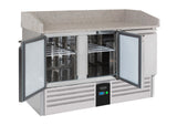 Commercial Energy Line Equipment - Pizza Counter 3 Doors Energy Line Equipped With Evaporator