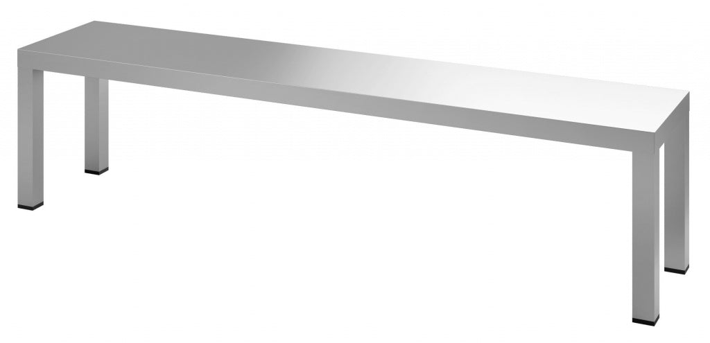 Premium 1800mm Wide Stainless Steel Single Overshelf by Combisteel