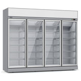 Premium Combisteel 2060Ltr Four-Door Glass Freezer Merchandiser - Model 7455.2440