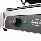 Commercial Catering Equipment - Versatility with the Large Twin Contact Grill - Ribbed Top and Bottom Design