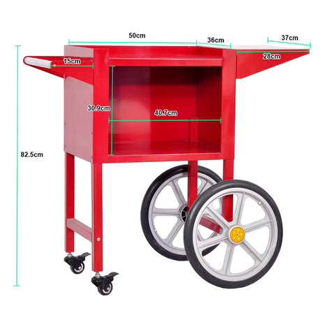 Commercial Catering Equipment - Popcorn Machine with Convenient Wheels - Model 7455.0815