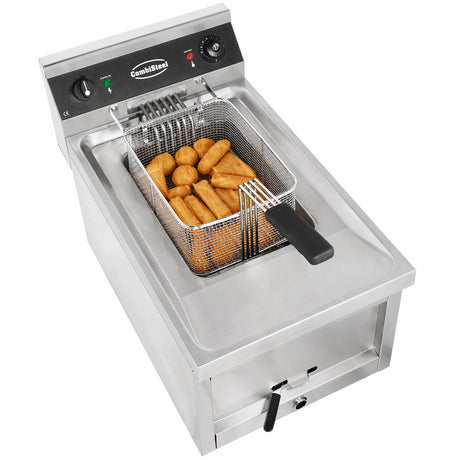 Commercial Fryer - Electric Counter Fryer 1 X12 L 9 Kw
