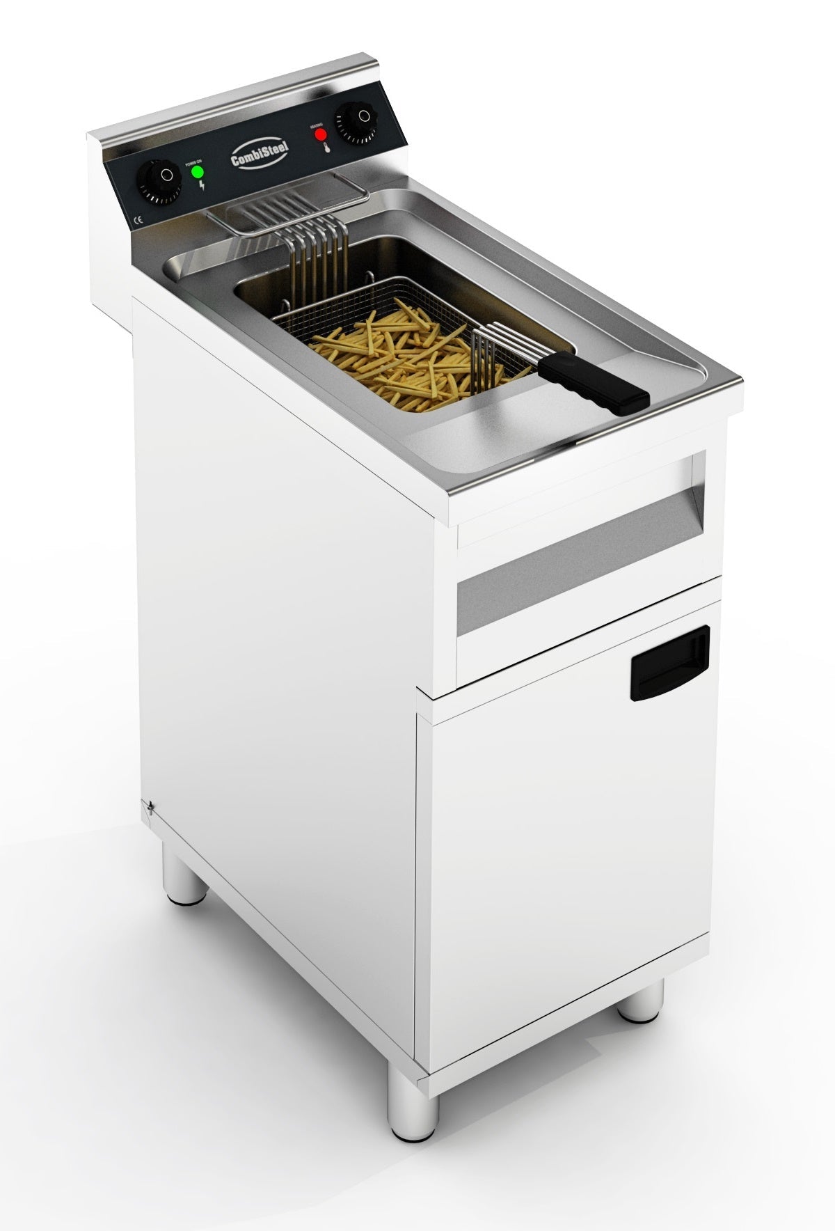 Combisteel Premium Electric Fryer - 12L Capacity, 6Kw, Single Tank & Basket, Perfect for Commercial Cooking!