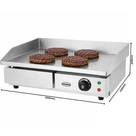 Commercial Catering Equipment - Premium Electric Countertop Griddle - Model 7455.1075