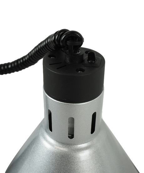 Commercial Catering Equipment - 250W Telescopic Heat Lamp in Elegant Silver – Model 7455.1817
