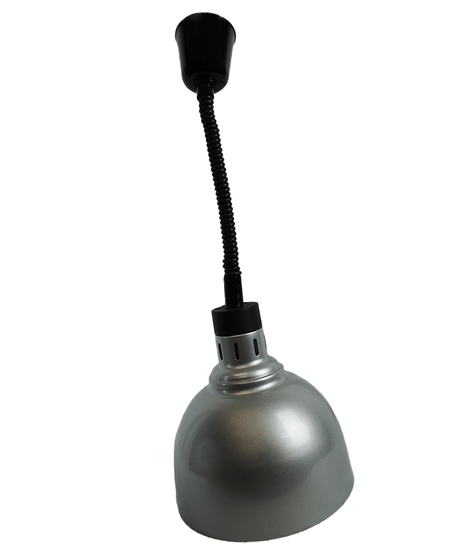 Commercial Catering Equipment - Silver 250W Telescopic Heat Lamp - Model 7455.1837