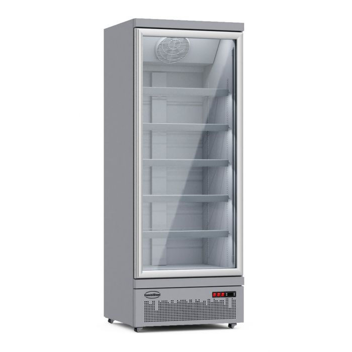 Sleek Combisteel Single Glass Door Display Cooler Fridge JDE-600R - Elevate Your Beverage Presentation!