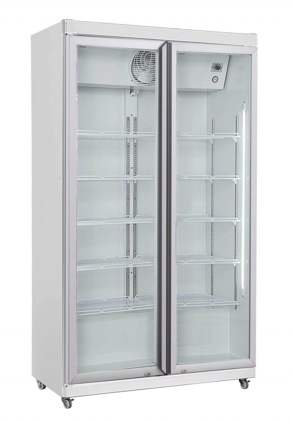 Experience the Elegance of the Combisteel Double Hinged Glass Door Fridge Merchandiser - 785L Capacity (Model AVL-785R)