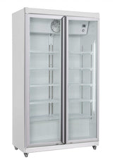 Refrigerated Elegance: Combisteel INS-1000F Double Glass Door Display Freezer - 7455.2420