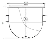 Premium Combisteel Bowl Compatible with Models 7455.0105 - 7455.0122