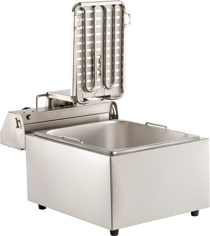 Ultimate 6-Litre Electric Countertop Fryer by Combisteel - Single Tank Magic for Perfectly Fried Delights!