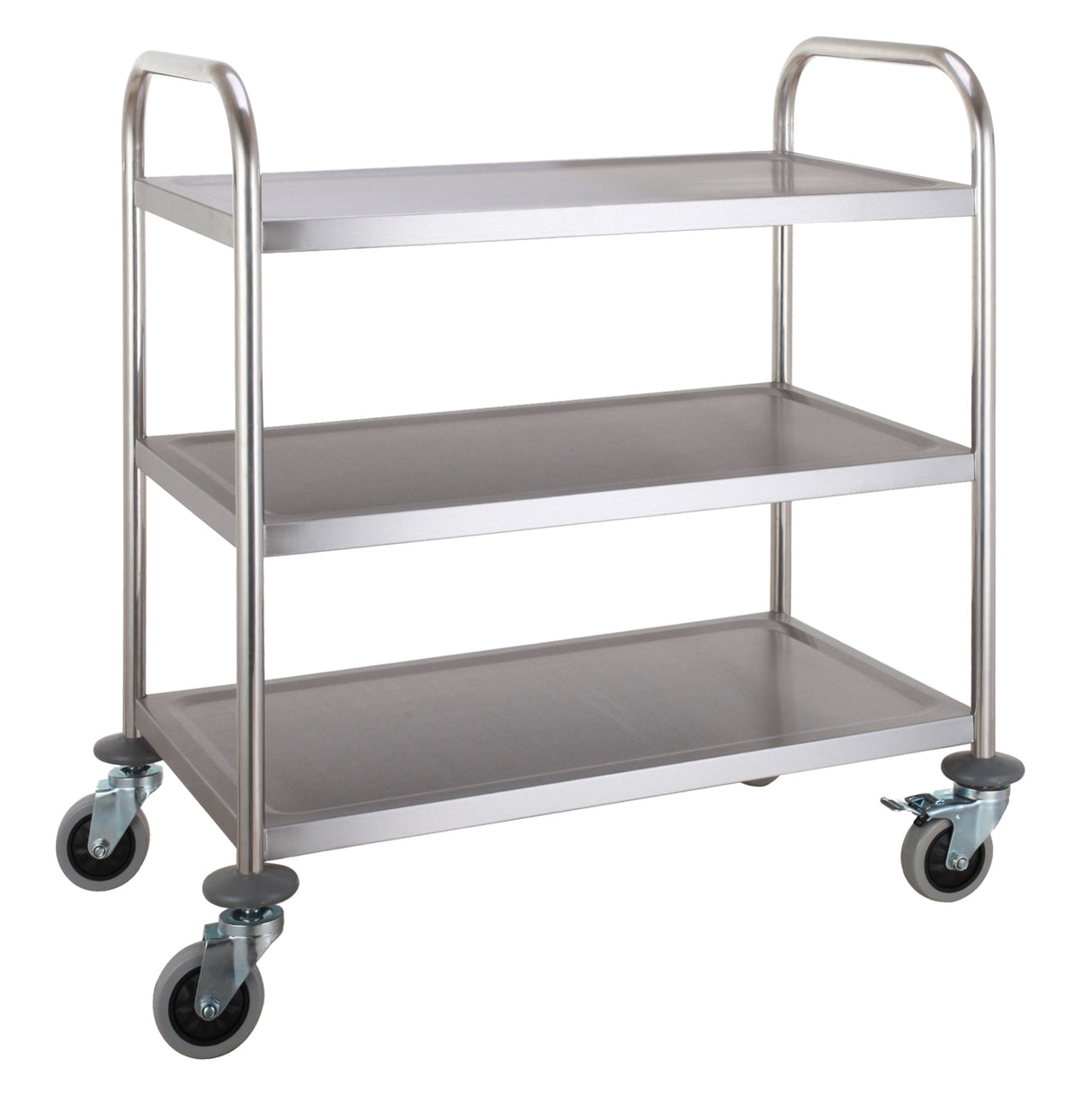 Versatile 3-Shelf Flat-Pack Trolley by Combisteel – Model 7455.1155