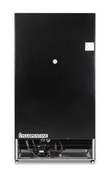 Sleek Black Combisteel Sliding Glass Door Refrigerator - Model BEZ-780SL