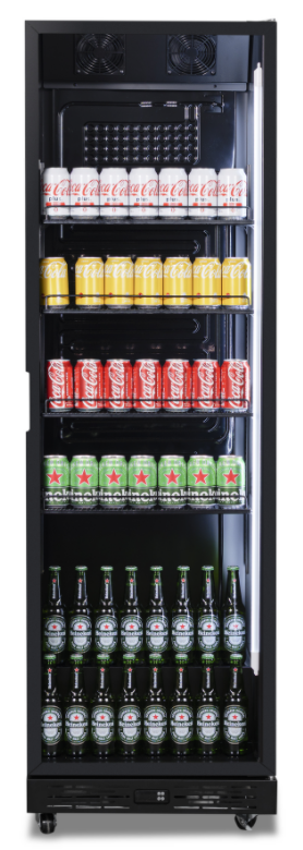 Combisteel Refrigerator 1 Glass Door Black Nap 360