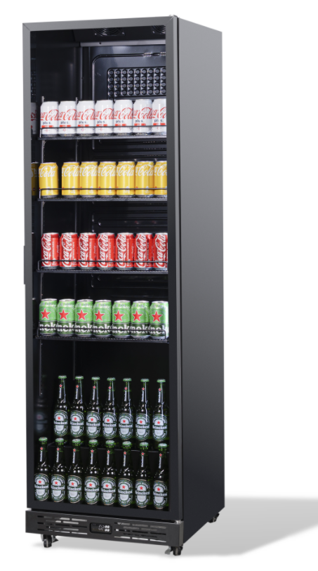 Combisteel Refrigerator 1 Glass Door Black Nap 360