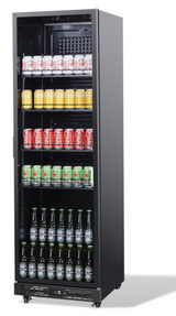 Combisteel Refrigerator 1 Glass Door Black Nap 360