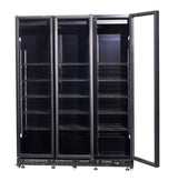 Elevate Your Merchandising with the Combisteel Triple Hinged Glass Door Display Fridge - 1200Ltr Capacity!