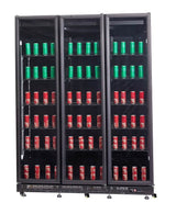 Elevate Your Merchandising with the Combisteel Triple Hinged Glass Door Display Fridge - 1200Ltr Capacity!