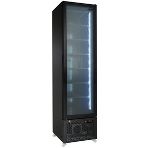 Freezer 1 Glass Door Black Nap-250f