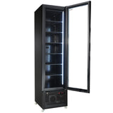 Commercial Catering Equipment - Freezer 1 Glass Door Black Nap 250 F