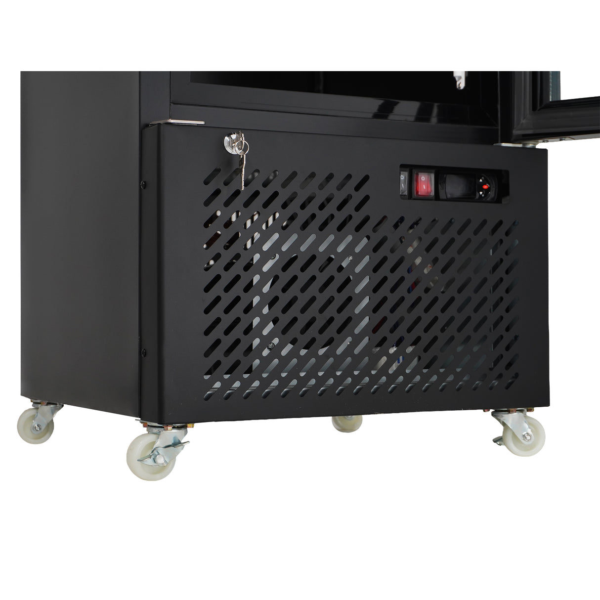 Commercial Catering Equipment - Freezer 1 Glass Door Black Nap 250 F