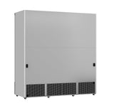 Stylish Combisteel 3-Door Refrigerator with Glass Panels - Model JDE-1530R