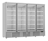 Stylish Combisteel 4-Door Glass Refrigerator - Model JDE-2025R