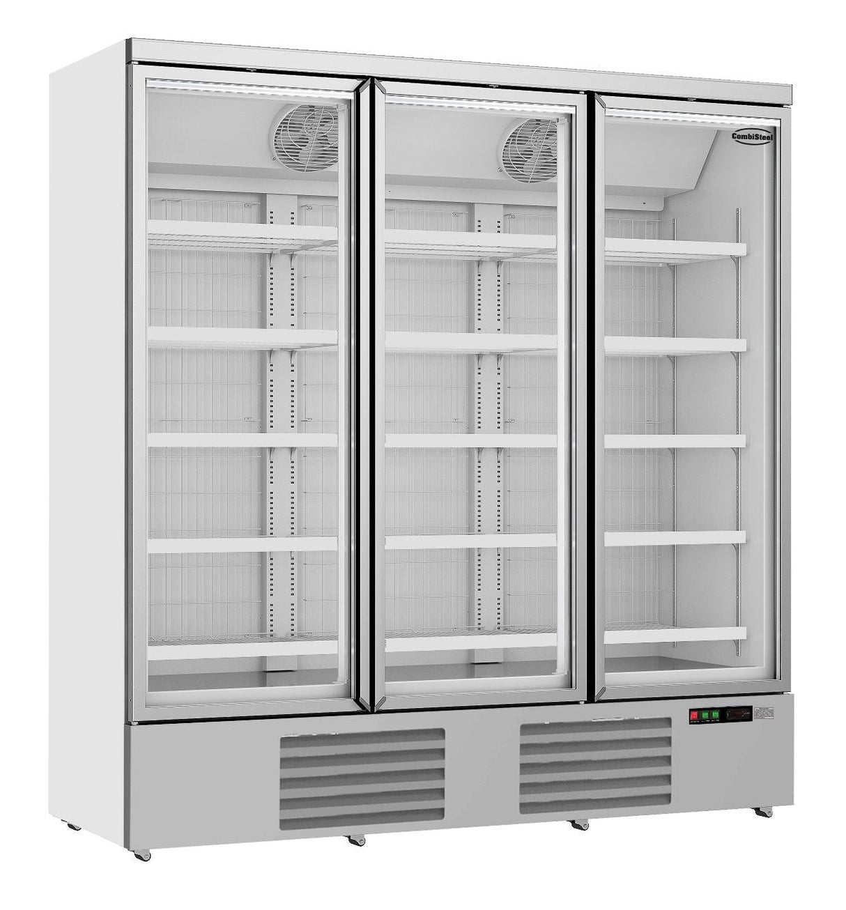 Revitalize Your Display with the Combisteel Triple Glass Door Showcase Freezer JDE-1530F - Ideal for Stunning Visibility and Freshness! 7455.2220