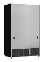 Sleek Black Combisteel Double Glass Door Refrigerator - Model JDE-1000R BL - Perfect for Your Cooling Needs!