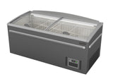 Combisteel Supermarket Chest Freezer Grey Head Element Automatic Defrost