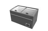 Combisteel Spacious Automatic Defrost Chest Freezer in Sleek Grey - 1450mm Perfect for Supermarkets